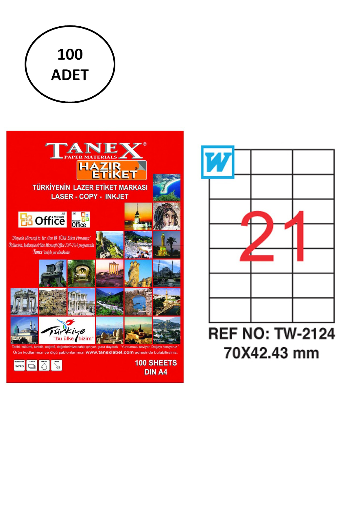 Tanex%20Tw-2124%20Lazer%20Etiket%2070X42%20Mm%20100%20Lü