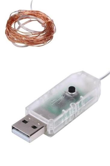 Yılbaşı ve Özel Konsept Dekorasyon 5 Mt USB Bağlantılı Led Işık