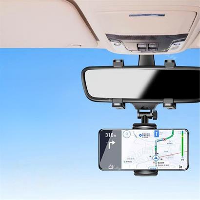 Araç İçi Dikiz Aynaya Takılan Telefon Tutucu Otomobil İçi Telefon Tutma Aparatı