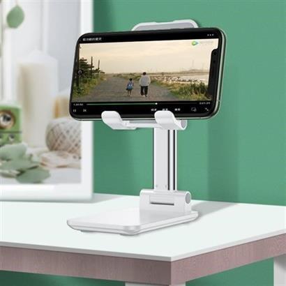 Pembe Aynalı Cep Telefonu Sabitleyici Stand Katlanabilir Ayarlanabilir Telefon Standı