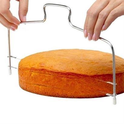 Pratik Kolay Pasta Kek Dilimleme Bölme Teli Kesme Aleti Aparatı