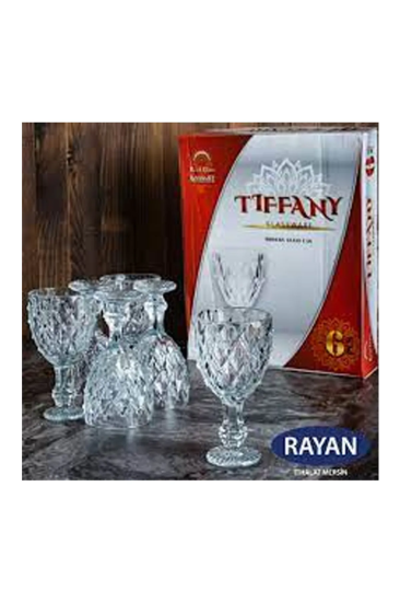 Tiffany 6’lı Lüx Ayaklı Bardak Royaleks-82628