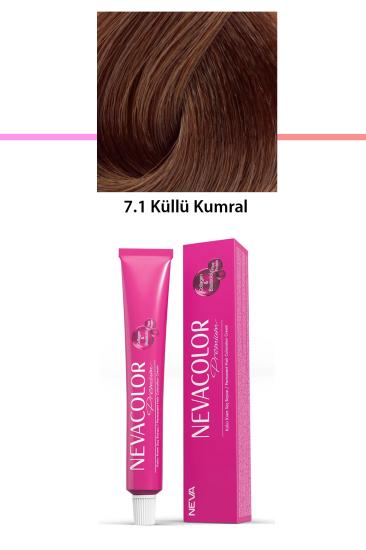 Premium 7.1 Küllü Kumral - Kalıcı Krem Saç Boyası 50 g Tüp