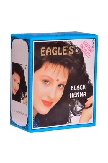Eagle’s Orijinal Hint Kınası Saç Boyası Siyah - Black Henna