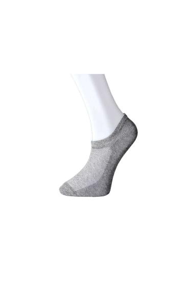 Gri Erkek Görünmez Çorap 12 çift