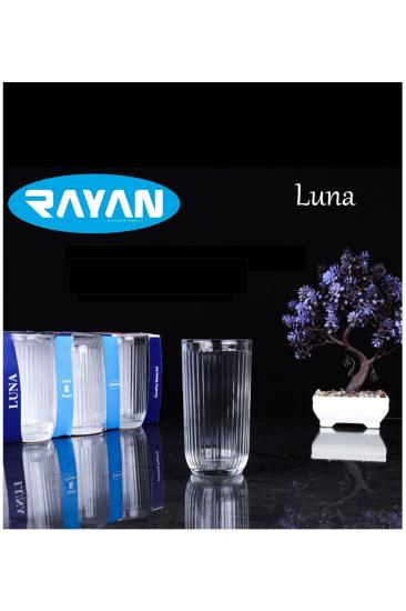 Rayan Luna 6’lı Çizgili Su Bardağı
