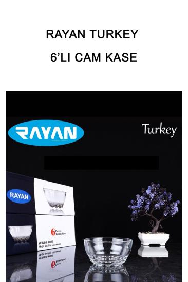 Rayan Turkey 6’lı Cam Kase