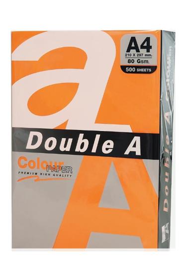 Double A Renkli Fotokopi Kağıdı 500 Lü A4 80 Gr Safron Safran