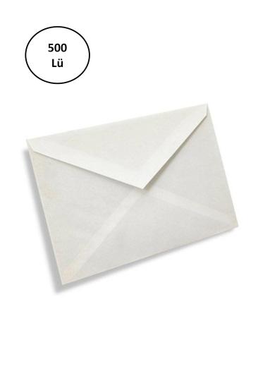 Doğan Kare Mektup Zarfı Extra Silikonlu 11.4x16.2 Cm 70 Gram As-4005 500 Lü