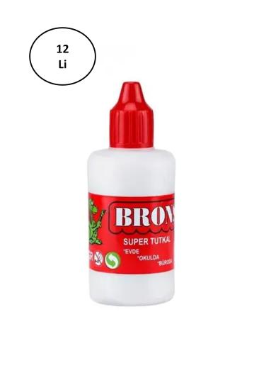 Brons BR-408 100 gr Su Bazlı Beyaz Tutkal 12’li