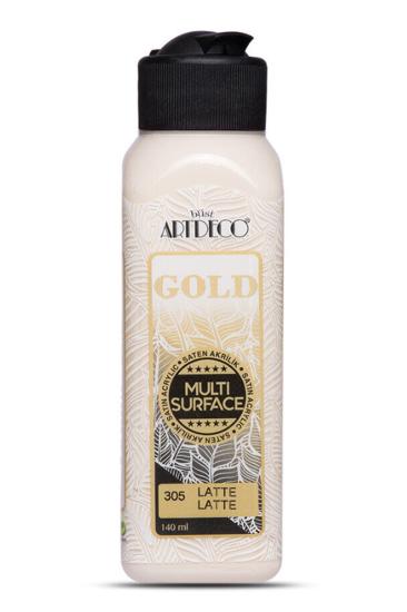 Artdeco Gold Multi Surface Akrilik Boya 140 ml Latte