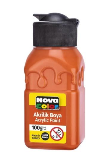Nova Color NC-2017 Akrilik Boya Şişe 100 Gr Turuncu
