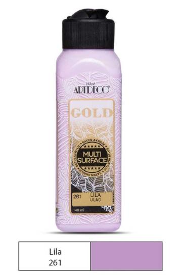 Artdeco Gold Multisurface Akrilik Boya 140 ml Lila