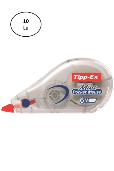 Bic Tipp-ex Mini Pocket Mouse Şerit Düzeltici 10’lu
