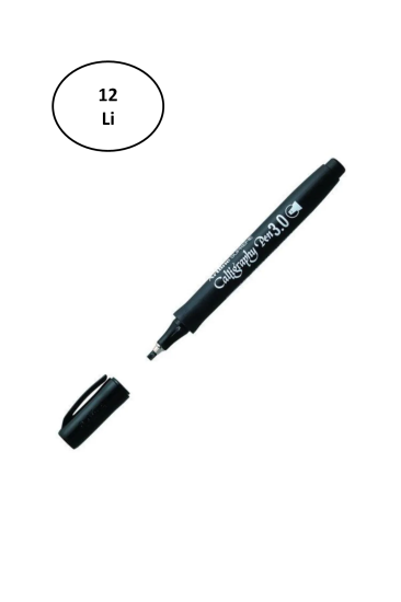 Artline Supreme Calligraphy Pen 3.0 Black 12’li