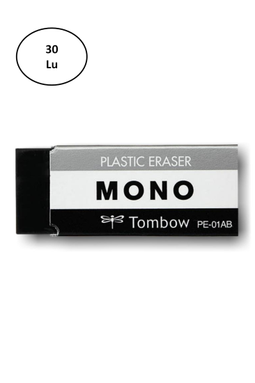 Tombow Mono Silgi, 23X11X55Mm, Siyah 30’lu