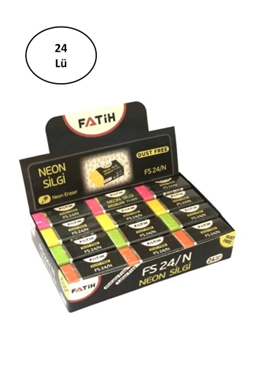 Fatih Neon Silgi Fs24 Fa36025slne (24 Lü Paket)