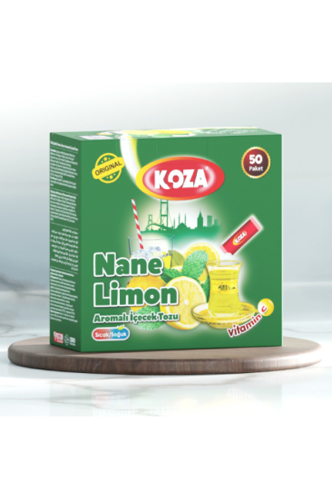 Koza Tek İçimlik Nane Limon Aromalı Toz İçecek 50’li