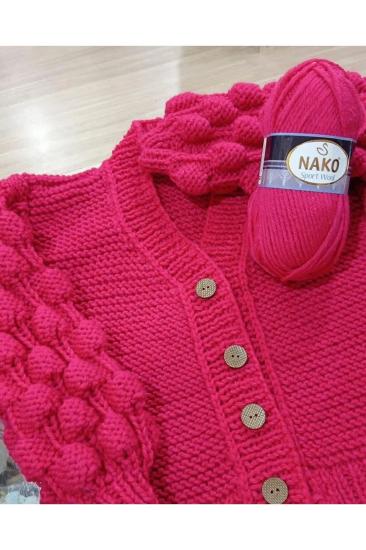 5 Adet Sport Wool Atkı Bere Ceket Yelek Örgü İpi Yünü No: 3088 Lacivert
